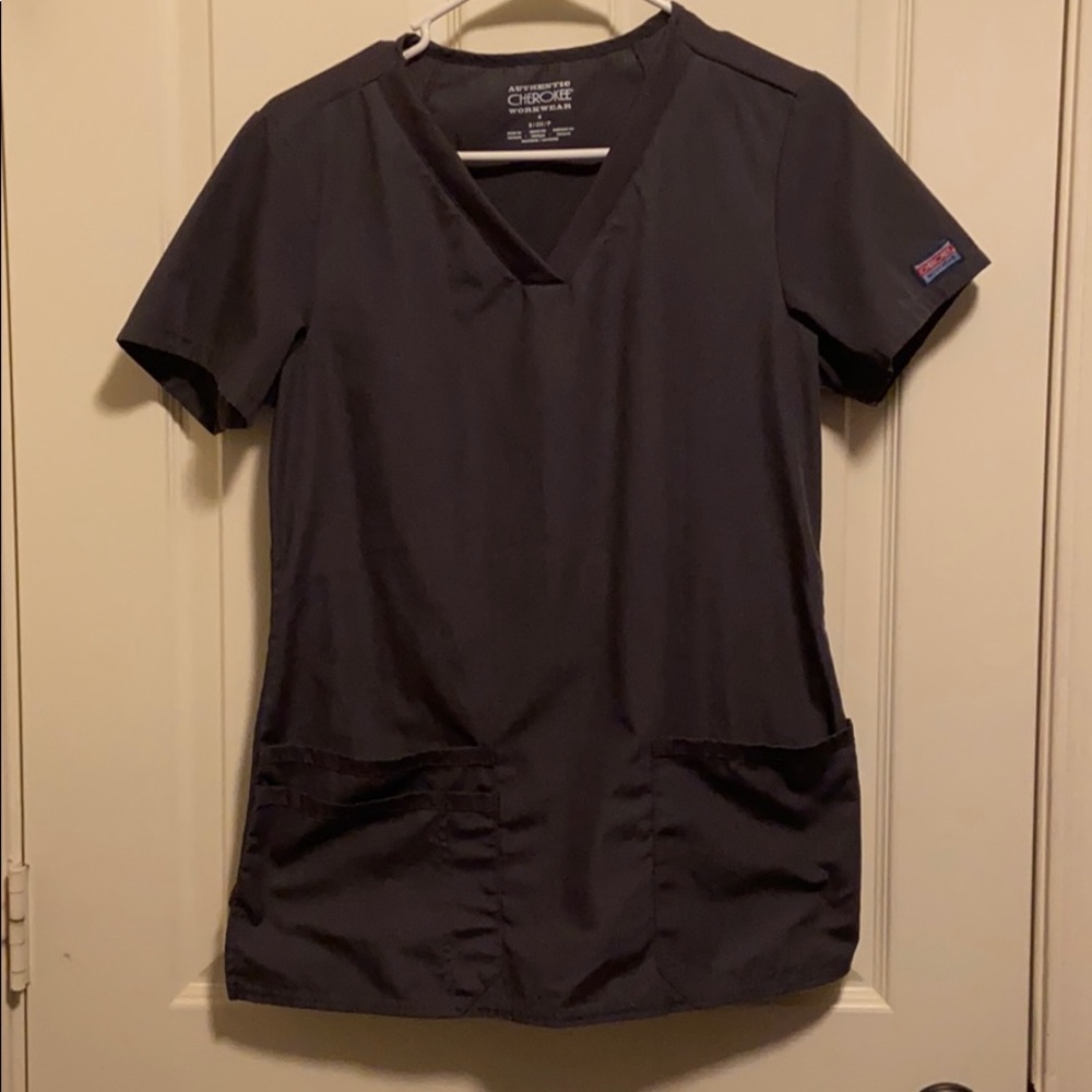 Dark grey women’s scrub set size Small/tall